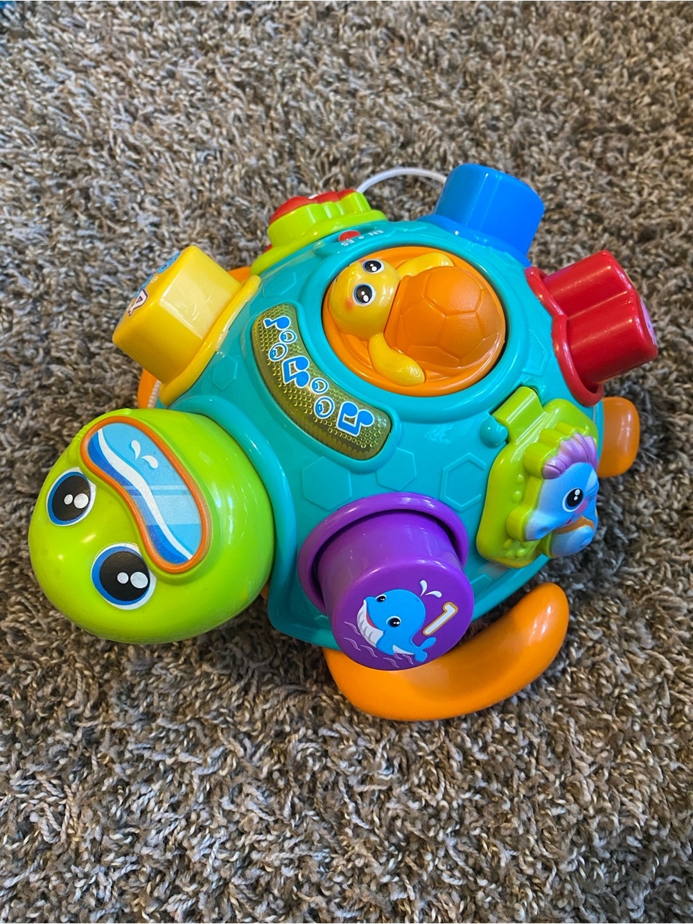 Interactive Turtle Shape Activity Toy for Kids